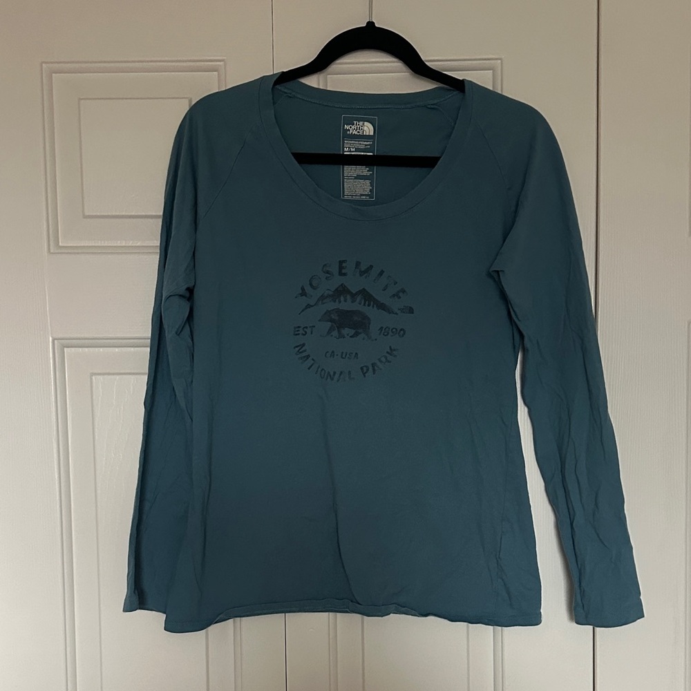 The North Face Women's Teal Long Sleeve Tee